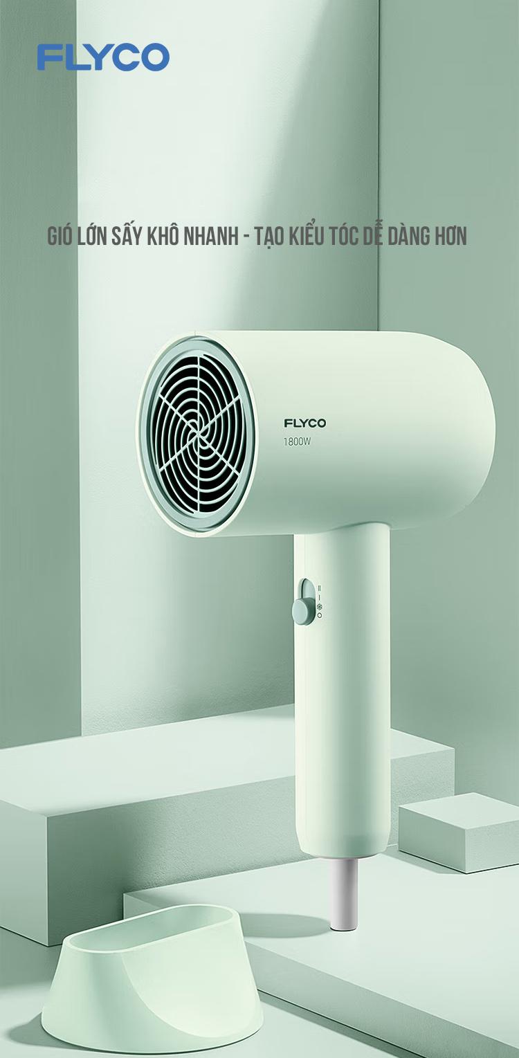 Product Introduction of Máy Sấy Tóc Flyco FH1622VN (1800W) Chế Độ Sấy Lạnh Bảo Vệ Tóc - Hàng Chính Hãng 1