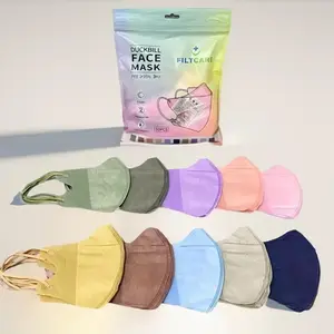 Masker Duckbill isi 50 pcs Mix Warna Merk Filtcare Sekali pakai Nyaman Loop Telinga utama