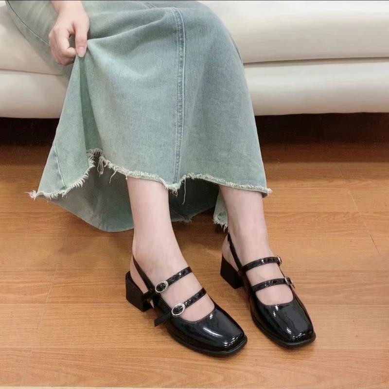 [NG] Giày 2 quai 99k đế trụ cao 4cm nữ tính, nhẹ nhàng