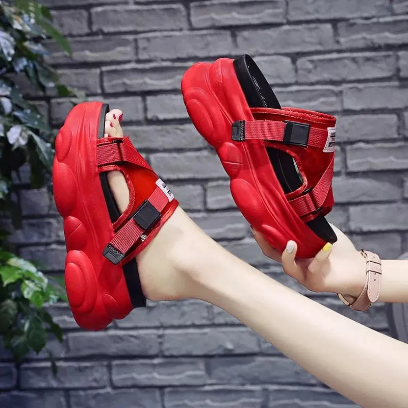 JHO-ANG - SENDAL GUNUNG WANITA SOL KARAKTER STRAP BAN MIKHA FDL 001