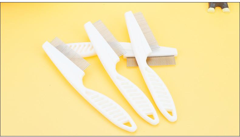 Product Introduction of Cat Dog Comb Knot Opening Float Hair Cleaning Artifact Pet Self-Cleaning Comb Comb Long Hair Massage Knot Hair Removal Special 8