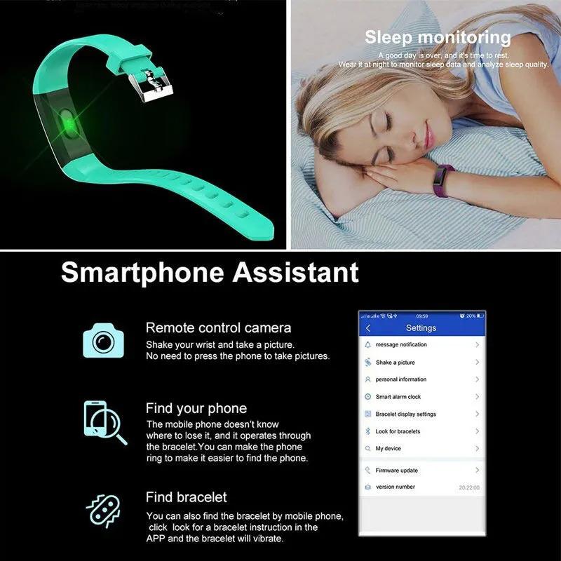 Product Introduction of Đồng Hồ Thông Minh Chính Hãng 115PLUS, Dành Cho Nam Và Nữ, Không Thấm Nước, Có Bluetooth, Vòng Đeo Tay Nữ, Theo Dõi Nhịp Tim Và Thể Dục, Thích Hợp Cho Thể Thao, Y68 / D18, Miễn Phí Vận Chuyển Smartwatch Titan 24