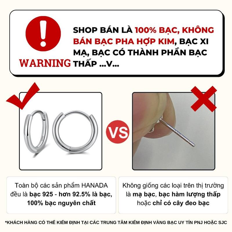 [BH TRỌN ĐỜI] Dây Chuyền Bạc 925 Hanada Vuông Đá Trang Sức Bạc Thời Trang Vòng Cổ Lập Phương Một Đá 0160 G4 6