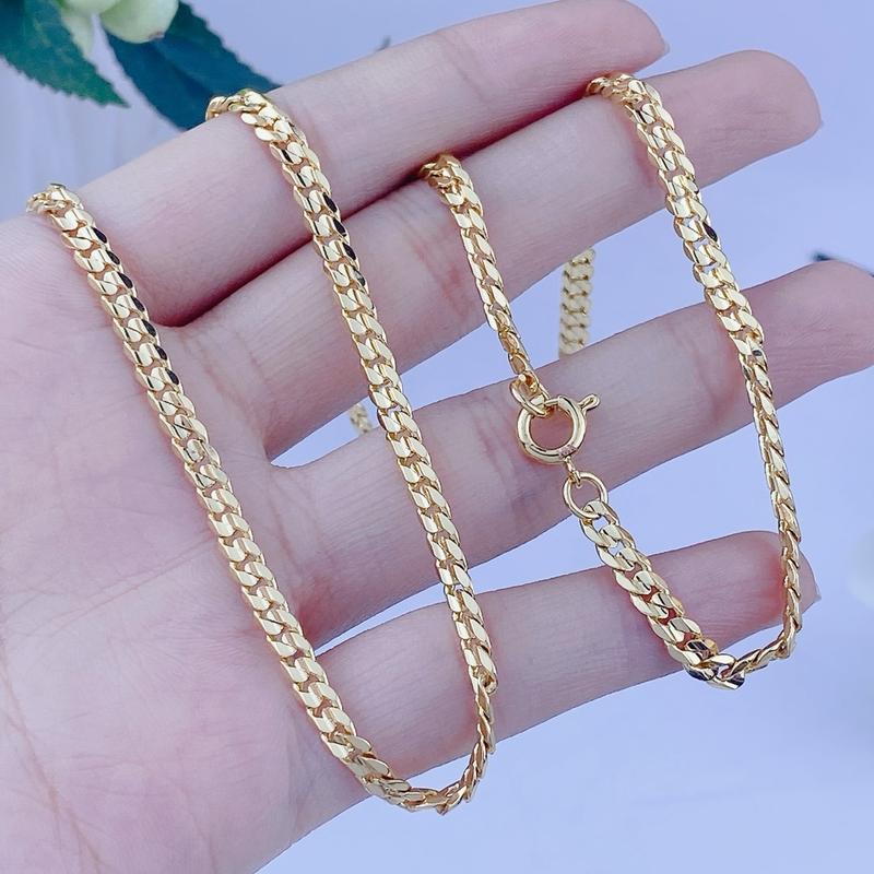 Dây khoen lật 1 chỉ khoá tròn bền đẹp- Trang sức bảo long