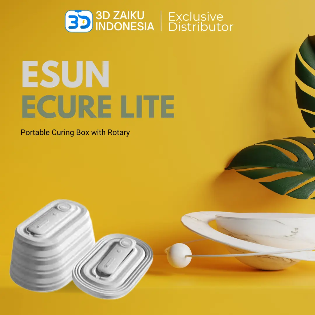 eSUN Resin 3D Printer eCure Lite 405nm Portable Curing Box with Rotary ...
