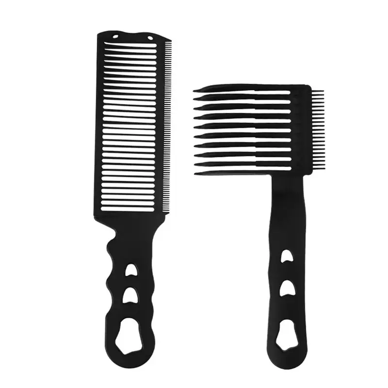 Lược Chải Tóc, 2 Chiếc, Lược Chải Tóc Phẳng Lên Đầu, Thích Hợp Cho Thợ Cắt Tóc, Dụng Cụ Tạo Kiểu Fade, Dành Cho Nam Giới, Chịu Nhiệt, Bàn Chải Fade, Thích Hợp Cho Salon, Pha Trộn dầu  hói 6