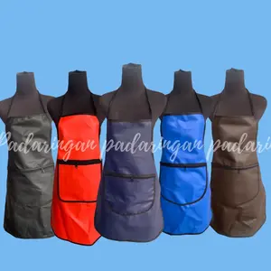 Celemek anti air oscar katong ziper / celemek kalep Apron dewasa