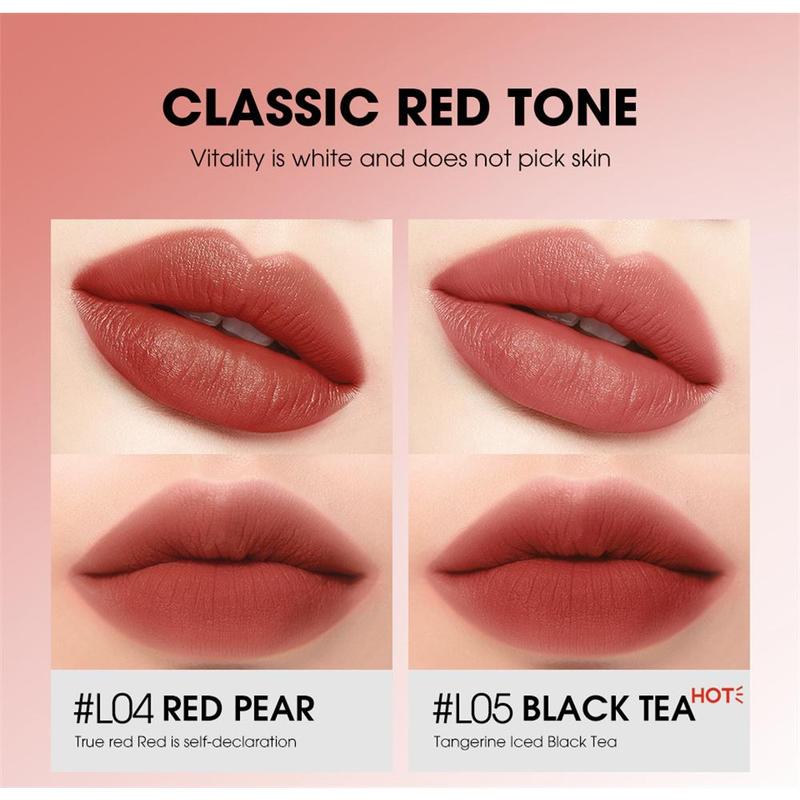 【COD】O.TW O.O 2-in-1 Soft Mist Double Sided Lip Mud Lipstick Waterproof Non Stick Cup Non Graduated Cup Velvet Mist Lipstick 7