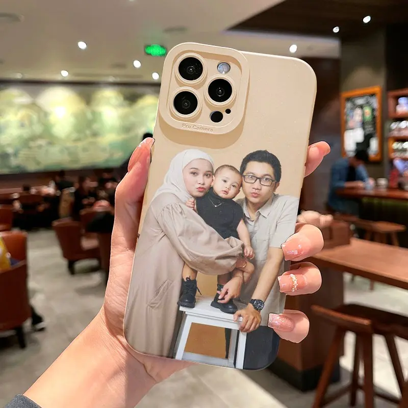case custom foto keluarga/pasangan/anak/berbahan protech camera macaron for all type hp samsung oppo realme vivo iphone infinix redmi 5