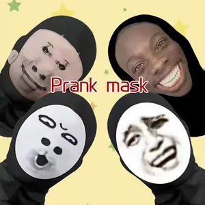 Penutup Kepala Lucu /Wajah Topeng Jelek/Lucu Masker Ekspresi Wajah /Masker Emoji