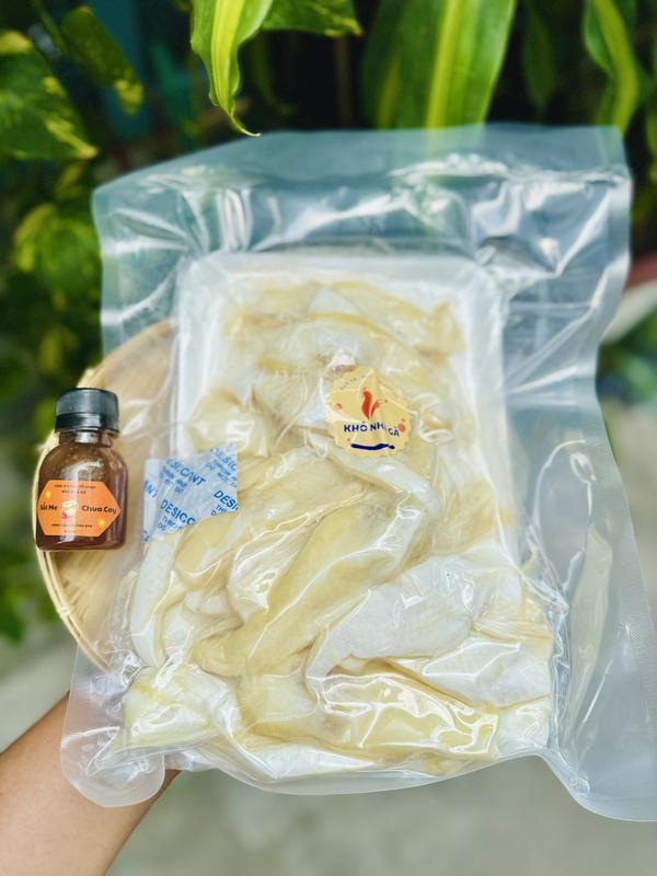 DEAL LIVE TẶNG QUÀ 500G Khô Ức Mỡ Cá Dứa - Tặng Mắm Me hoặc Mắm Tắc - Khô 3 Nắng Loại 1 Vị Vừa Ăn Béo Rất Ngon - Vựa Khô Nhà Gà Food