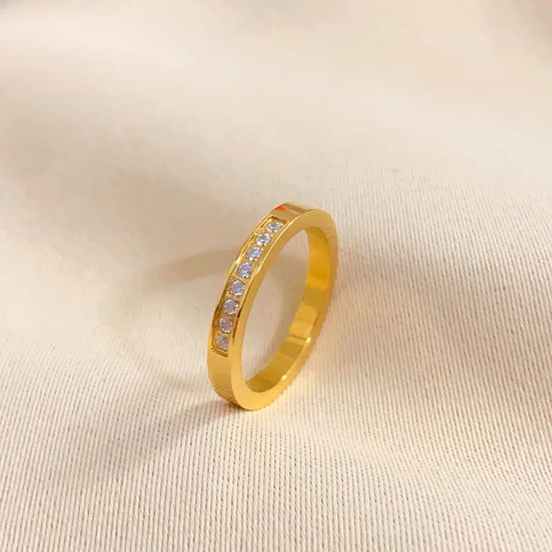 Titanium Steel No Fading Ring, Women's Special-Interest Design Light Luxury Index Finger Tail Ring, Personalized, Fashion and All-Match Couple Rings
