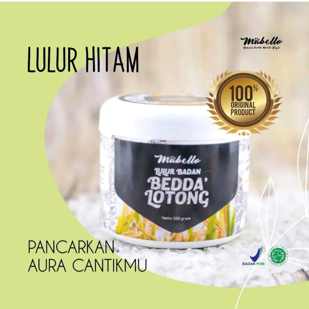 LULUR BEDDA LOTONG MABELLO ORI 100% / Mencerahkan