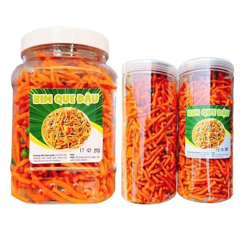  TAPHOAKUBO - Bim Bim Que Đậu Hà Lan 300Gr 500Gr - Snack Ăn Vặt Food Thức Ăn Nuts Bim Mix Đậu xanh Bimbim 
