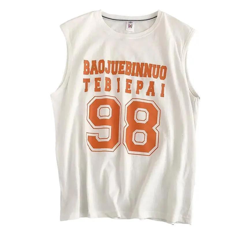  Combo 1 - 3 - 5 Áo thun ba lỗ nam Tanktop 98 chuẩn gym mặc nhà dạo phố - In Logo số 98 nhiều màu - Thun cotton thoáng mát Menswear Cổ Tròn 