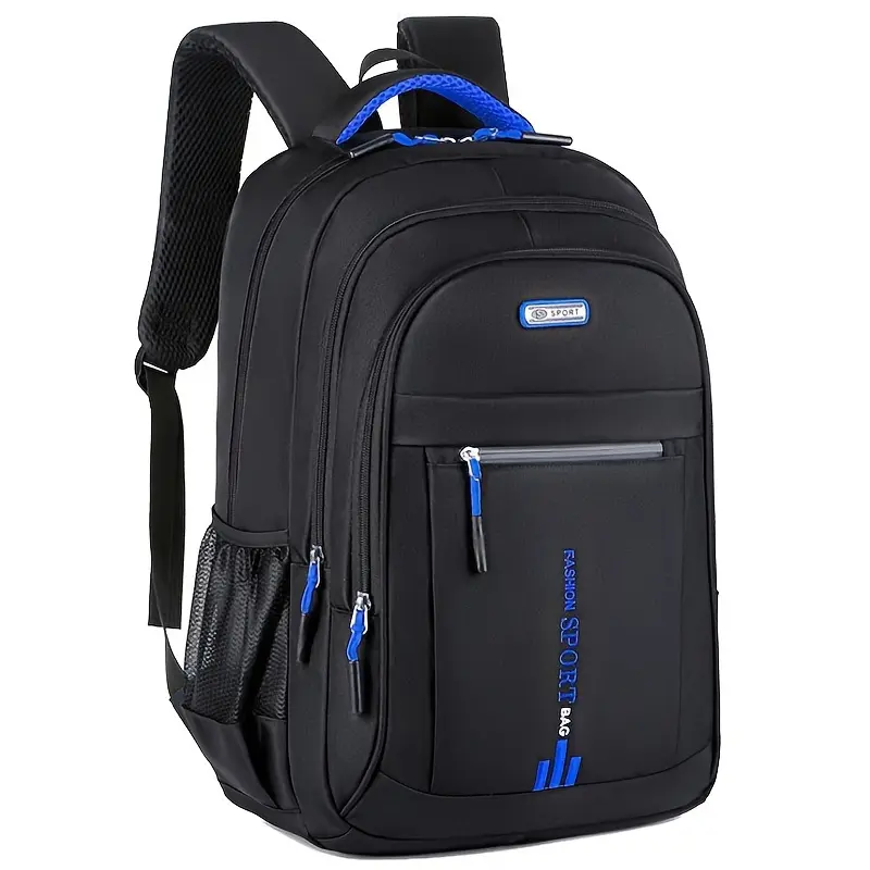 Casual Backpack, Men's Simple Shoulder Bag, Men's Large Capacity Middle School Student Backpack, Computer Travel Bag 7