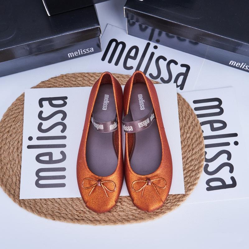 Product Introduction of Fashion Casual 2023 New Melissa Bowknot Pointed Toe Ballet Shoes Niche French Style Evening Flat Beach Shoes 10