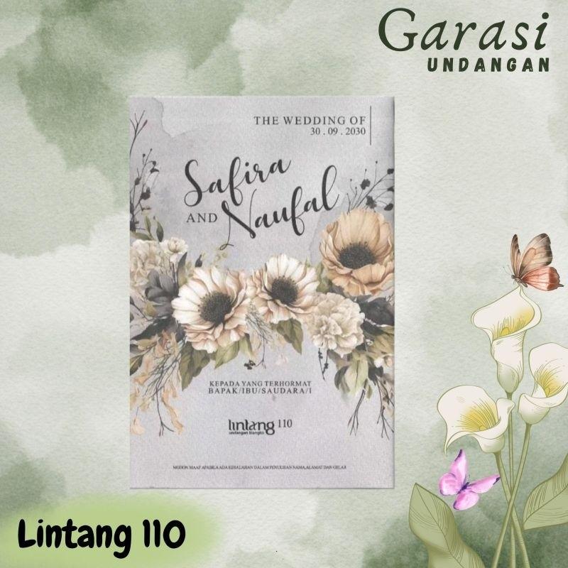 Undangan Pernikahan LINTANG 110 Elegan Modern Paket Lengkap 100 PCS Gratis Label & Plastik - JanjiKita | Default