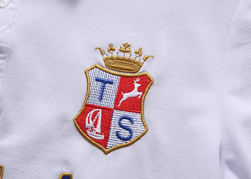 Product Introduction of New Arrivals Oversized Polo T Shirt Men Short Sleeved California of USA Embroidery White Eagle Golf Wear Collar T-shirt Plus US Size XS-7XL 28
