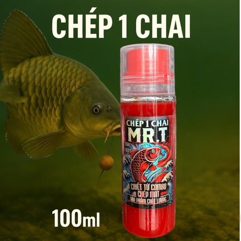 MR.T Chép 1 Chai Mr.T - Hương liệu câu cá chép chai chiết từ combo chép MRT 100ml - Công Thức 3 Lục Hương 1 Sữa 1/5 Mật Khoai