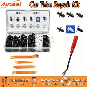 100PCS Klip Bumper Mobil Universal - Baut Rivet Plastik Clip untuk Bengkel Profesional