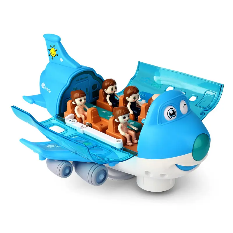 HAPPYTOYS.888 #C07 Mainan Anak Airliner Universal Pesawat Lampu Musik 2