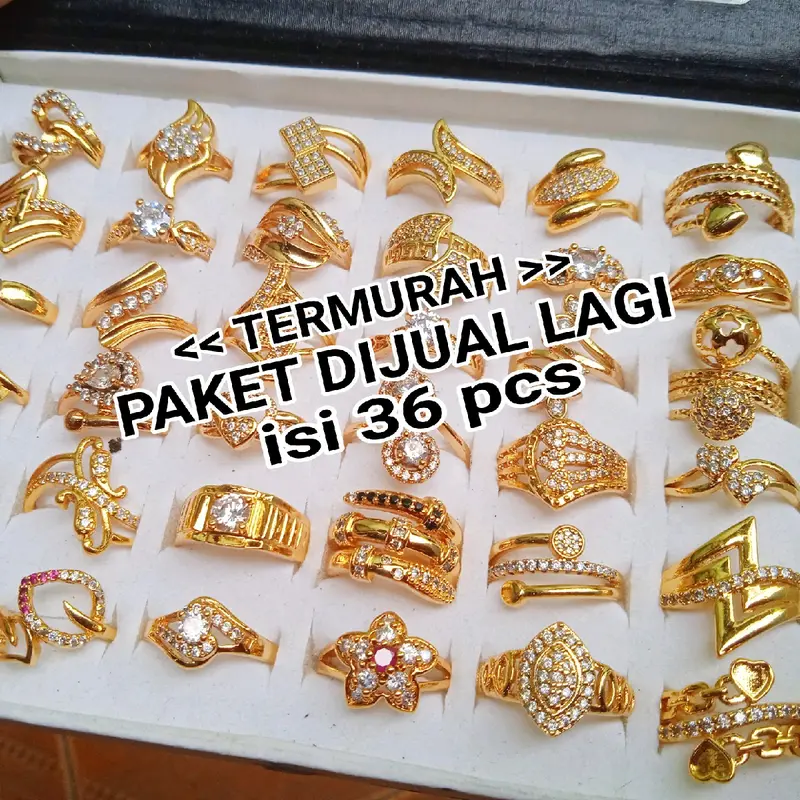 cincin Aksesoris isi 36 pcs 0