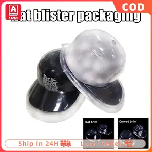Case Topi PVC Transparan Anti Debu - Pelindung Topi Baseball Flat & Curve Visor untuk Display & Penyimpanan Aman