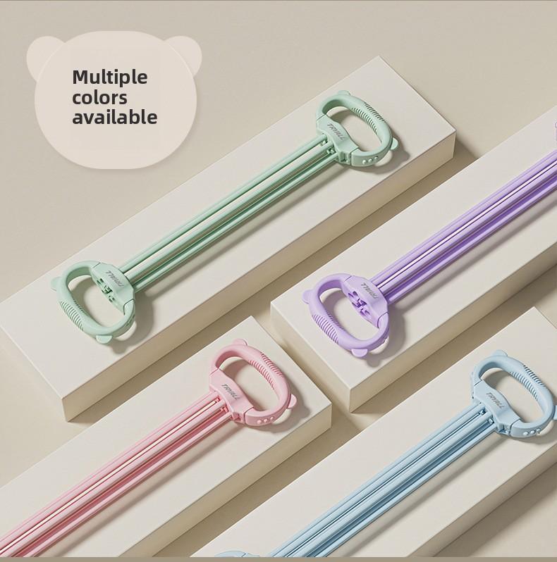 Product Introduction of 8-Shape Resistance Band for Women, Adjustable Back Stretching, Shoulder Beauty, Detachable, Home Fitness Yoga Stretching, Adjustable Resistance Elastic Band 12