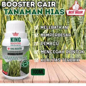 Booster Tanaman Hias 100ml untuk segala jenis tanaman hias.