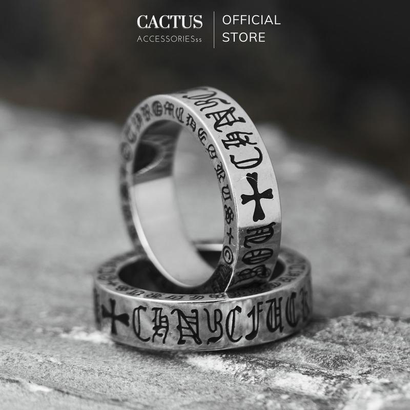 NHẪN CHROME HEART THÉP TITAN 25 Women Nữ