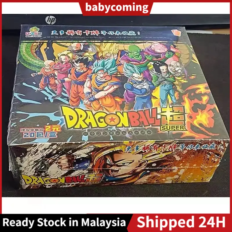 Kad Anime, Naruto, Dragon Ball, One Piece, Demon Slayer, Koleksi Kad, 1 Kotak 180pcs, Pek 36, [24H] Card GamesToys