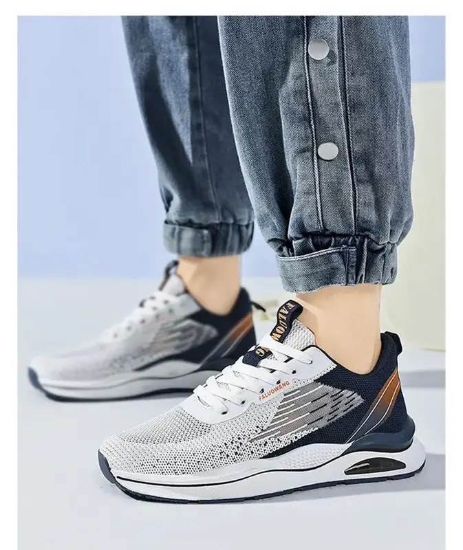 Giày thể thao nam sneaker Thoáng khi phong cách mới 3 màu Shoes Đế Bằng 4