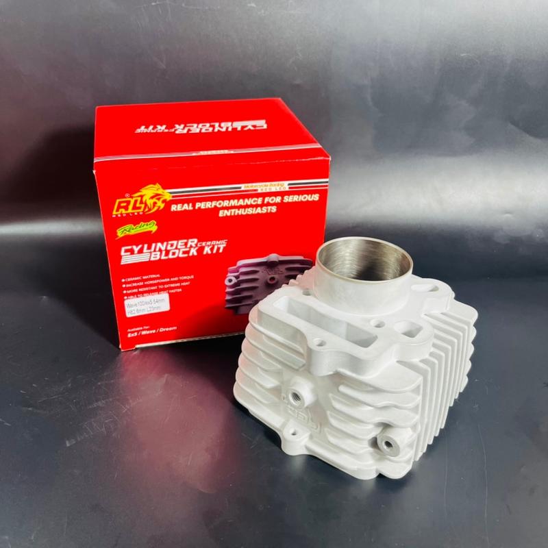 Đầu lòng dên piston bạc 54 REDLEO 2val - 4val cho xe wave dream cub phụ kiện