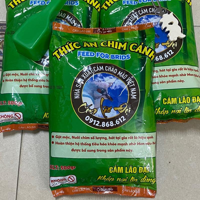 3 Gói Cám Bao Xanh Lão Đại - Cám Tổng Hợp Lão Đại - Thức ăn cho chim cảnh