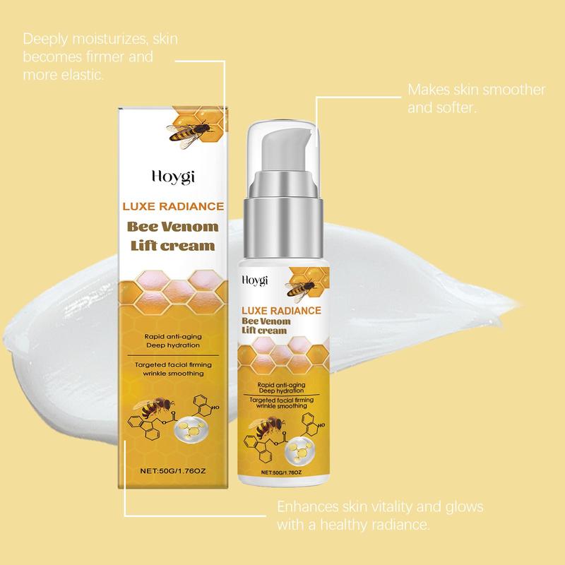 Bee Venom Face Lifting Cream, Moisturizing Facial Cream, Hydrating Face Moisturizer, Firming Facial Skin Care Product for Women & Men 2