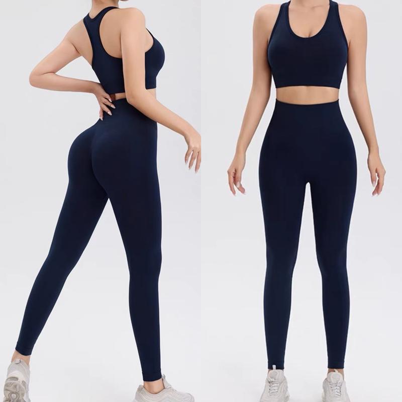 SET đồ tập Bobs chất dệt kim QC ,vải mềm nhẹ, tôn dáng, đủ 6 màu size, form quần dài tôn dáng, mút liền 4