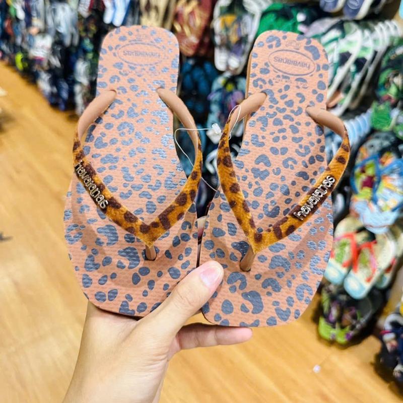 DÉP NỬ VUÔNG BEO. THIÊN TRANG HAVA. CAO SU ĐI BIỂN NGOÀI TRỜI DéP Nữ