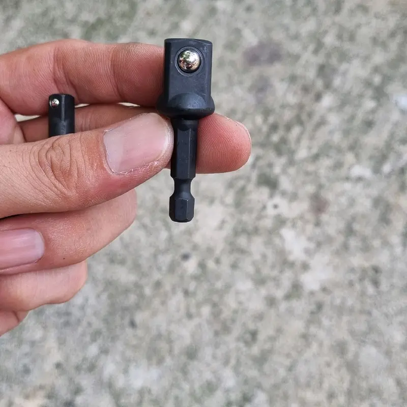 Đầu chuyển chức năng chuôi lục giác - Chuyển máy khoan, máy bắn vít sang bulong khẩu 1/4inch, 1/2inch bộ 1
