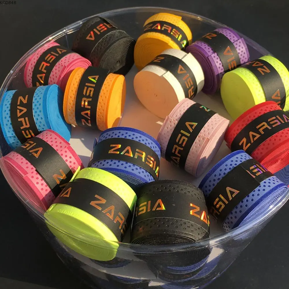 KGD848 Accessory Elasticity Fishing Rods Sweat Band Racquet Tape Breathable Badminton Racket Grips Sweatband Absorb Sweat Sticky Tennis Anti-Slip Sweatband Sport