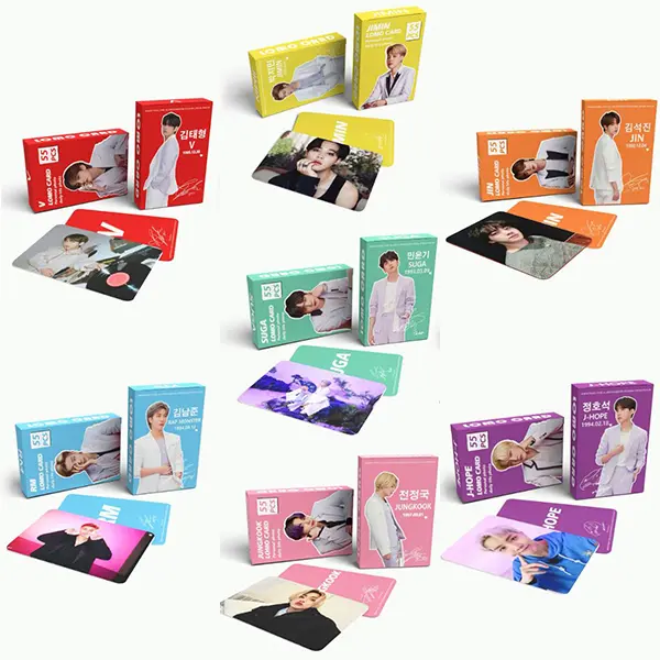 agk026 lomo card BTS 55pcs photocard PC v jimin jin rm suga jhope jk Cards 3
