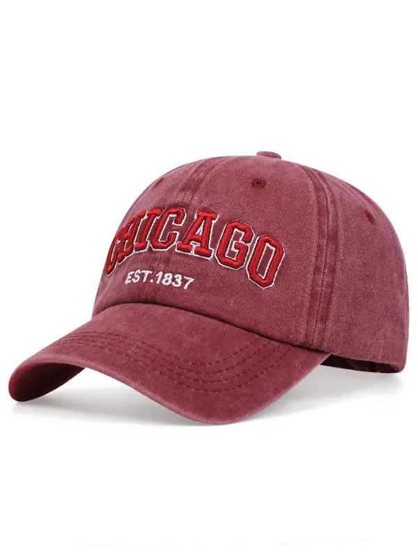 2024 Fashion Letter Graphic Embroidering Design Baseball Cap, Casual Sports Hats for Men and Women, Outdoor Sun Protection Headgear Trucker Hat 2