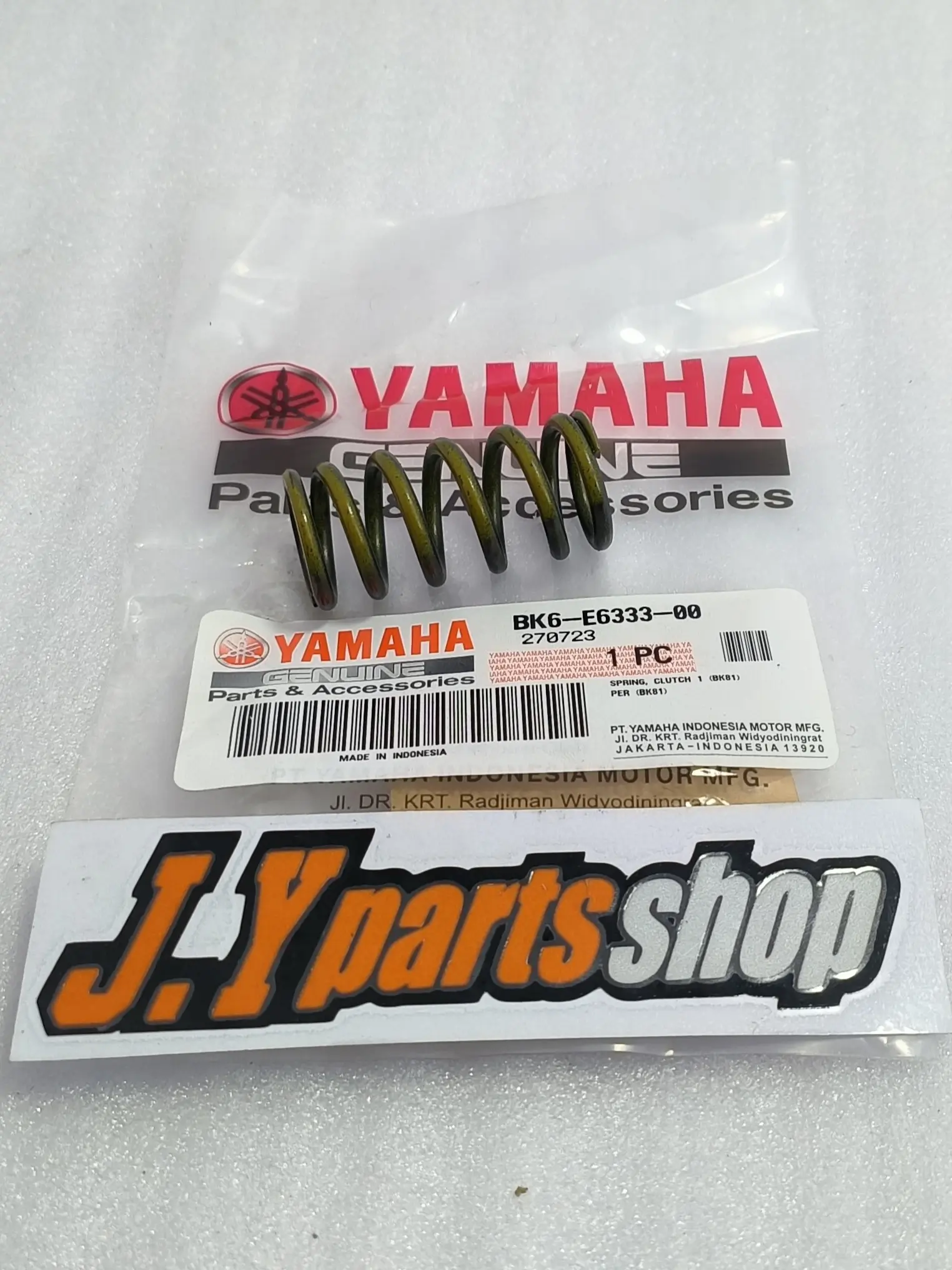 SPRING PER KOPLING R15 V3 V4 R15M MT15 XSR VIXION R 155 ORIGINAL YGP BK6-E6333-00