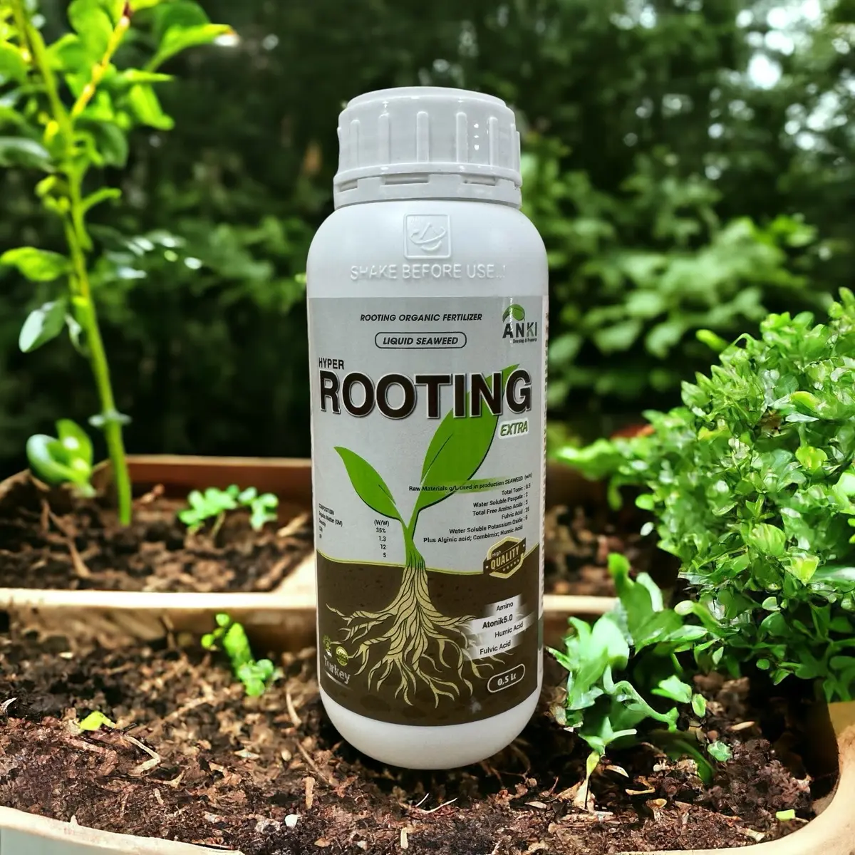 Chai phân bón Rooting Extra kích rễ mạnh 500ml nhập khẩu Châu Âu (Total Tonic 5.0SL)