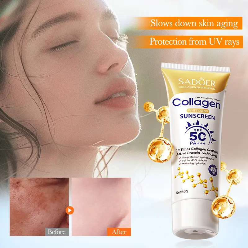 SADOER Whitening & Anti-Aging Sunscreen – SPF Protection & Hydrating