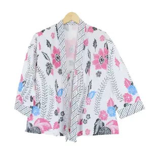Venya Batik ID Bolero Batik Motif Bunga Premium Outer Batik Bunga Premium