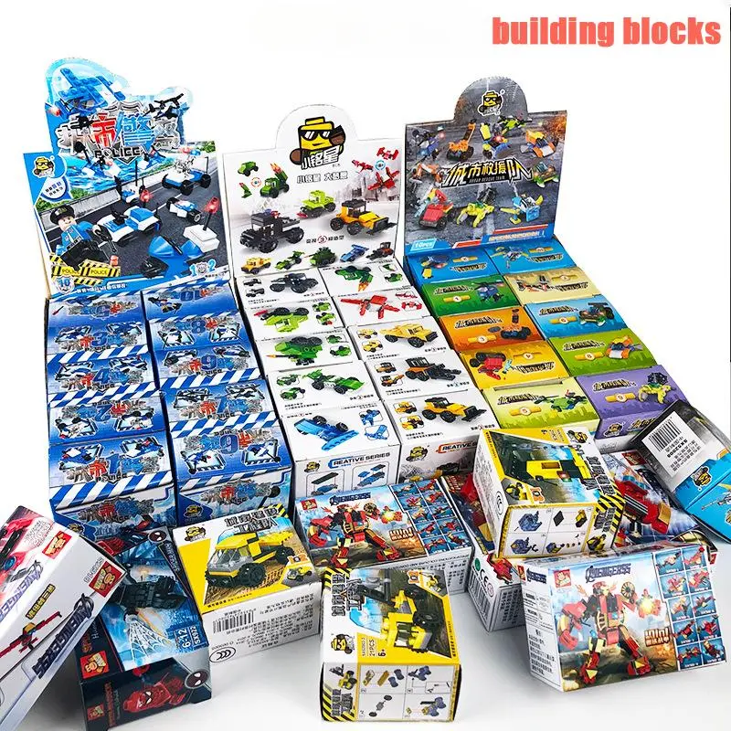 Blok Teka-teki Dipasang Mewah, Bata Kenderaan Baharu, Blok Zarah Besar, Mainan Perkembangan Kecerdasan Bayi, Hadiah / Hadiah Xmas