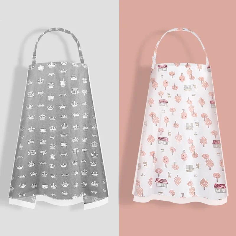 Product Introduction of 1PC Breastfeeding Cover Baby Infant Breathable Cotton  Nursing Cloth  large Size Big Nursing Feeding Cover Cape Apron 1