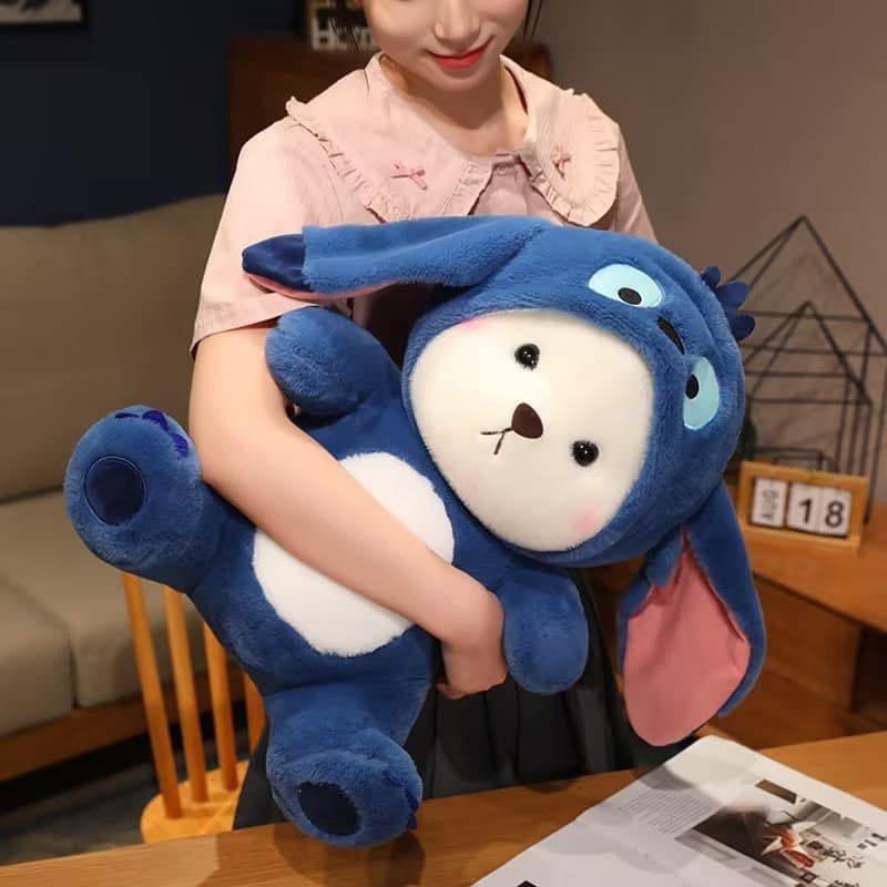 Size 50cm - Gấu bông Lena Cosplay Stitch siêu dễ thương Thú Nhồi Bông Thú Bông Toy Đồ Chơi Phát Nhạc ton ton gấu  bống 