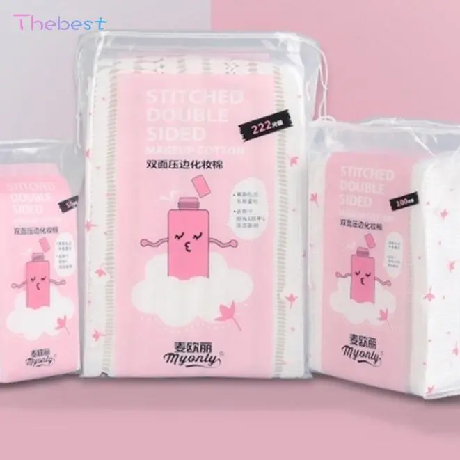 Disposable Cotton Pad Cosmetic Makeup Remover 50/100/220 PCS Cotton Pads Face Cleansing Fluffy Polish Wipe